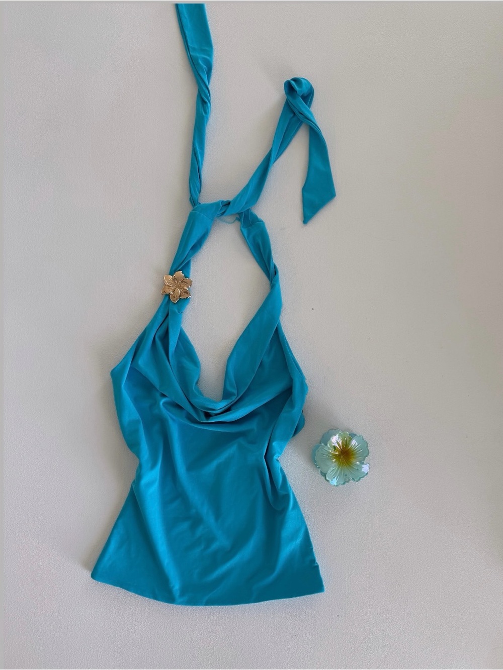 Milk & Honey Turquoise Swim Cover-Up